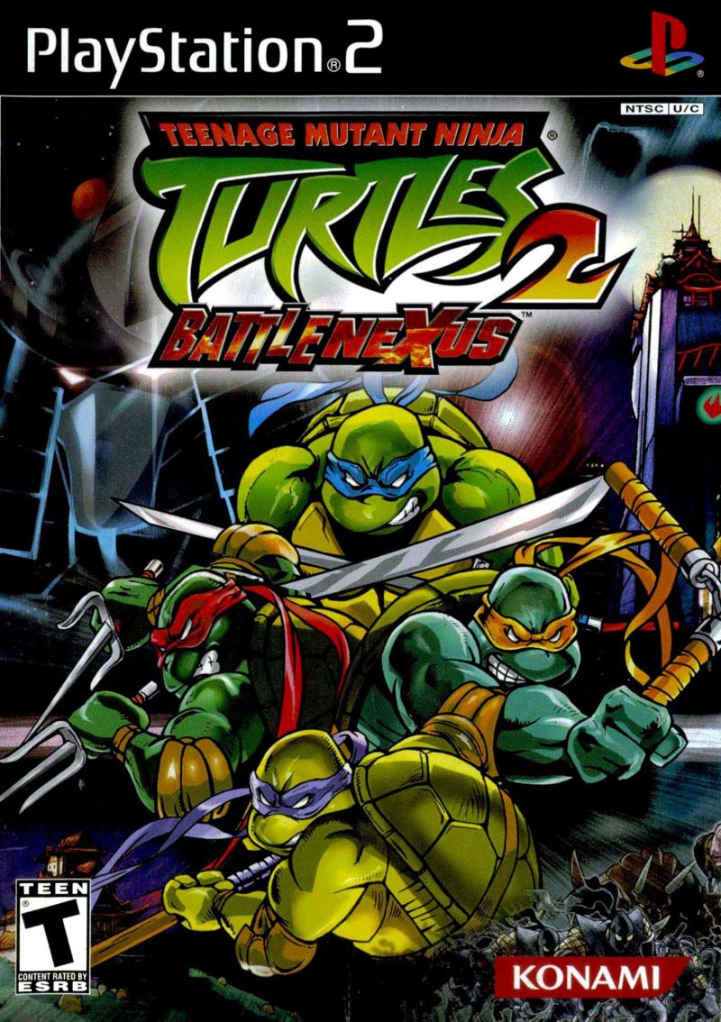 Teenage Mutant Ninja Turtles 2 box art for Gamecube